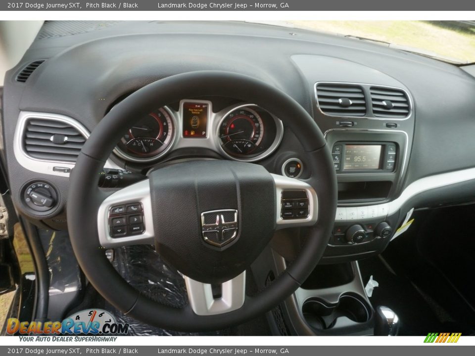 2017 Dodge Journey SXT Pitch Black / Black Photo #7