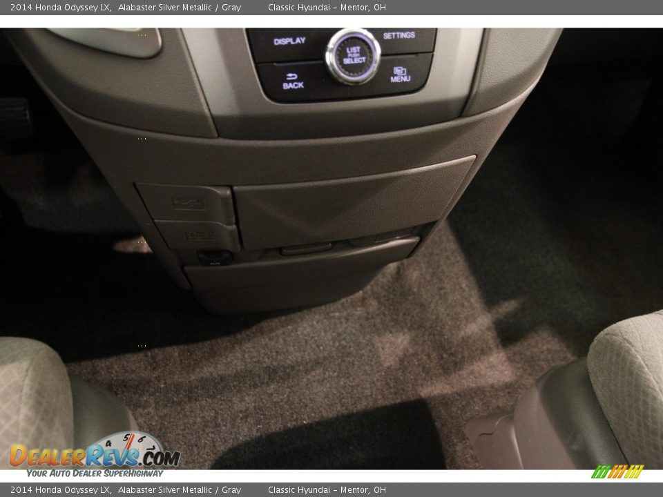 2014 Honda Odyssey LX Alabaster Silver Metallic / Gray Photo #13