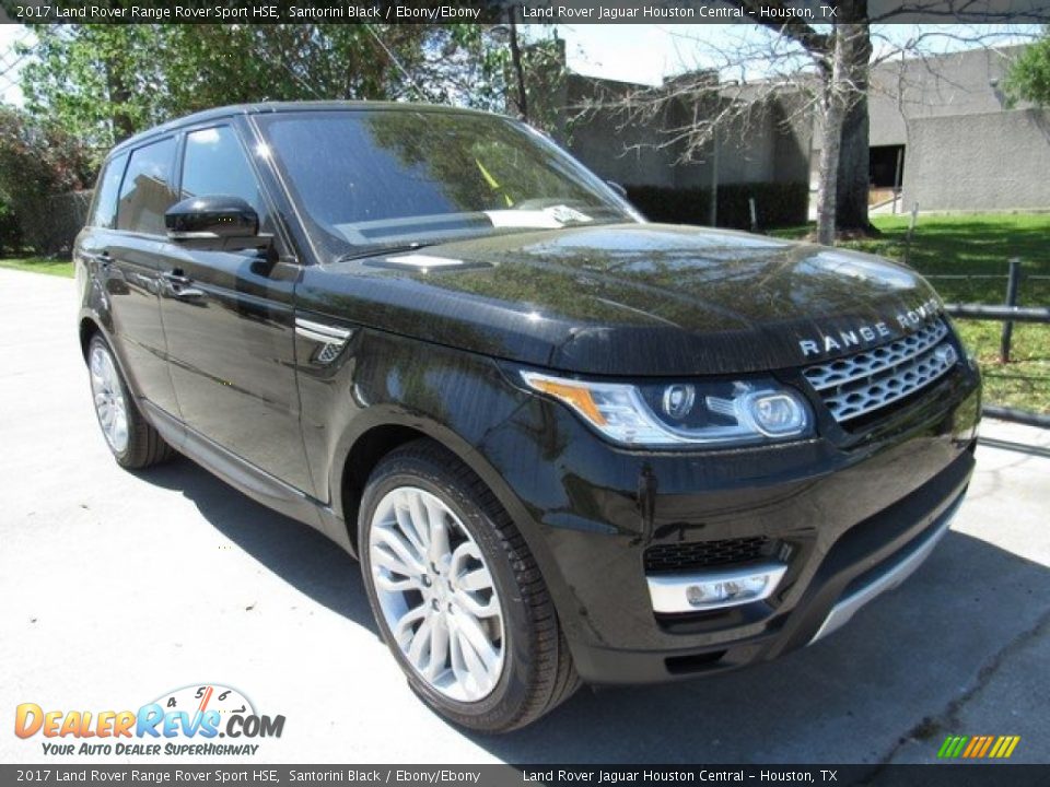 2017 Land Rover Range Rover Sport HSE Santorini Black / Ebony/Ebony Photo #2