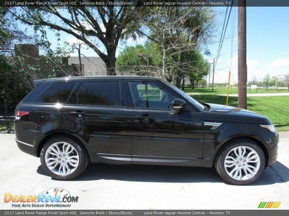 2017 Land Rover Range Rover Sport HSE Santorini Black / Ebony/Ebony Photo #6