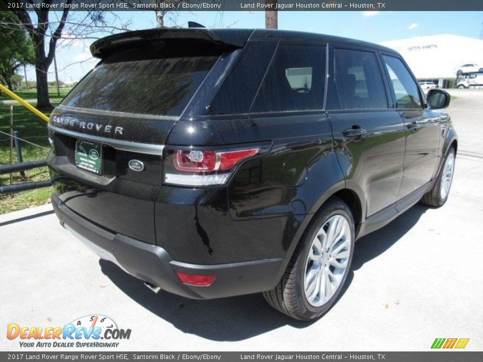 2017 Land Rover Range Rover Sport HSE Santorini Black / Ebony/Ebony Photo #7