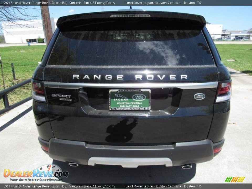 2017 Land Rover Range Rover Sport HSE Santorini Black / Ebony/Ebony Photo #8