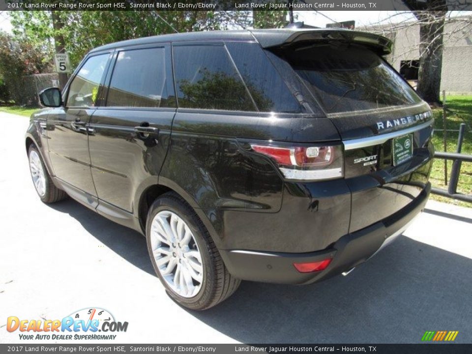 2017 Land Rover Range Rover Sport HSE Santorini Black / Ebony/Ebony Photo #12
