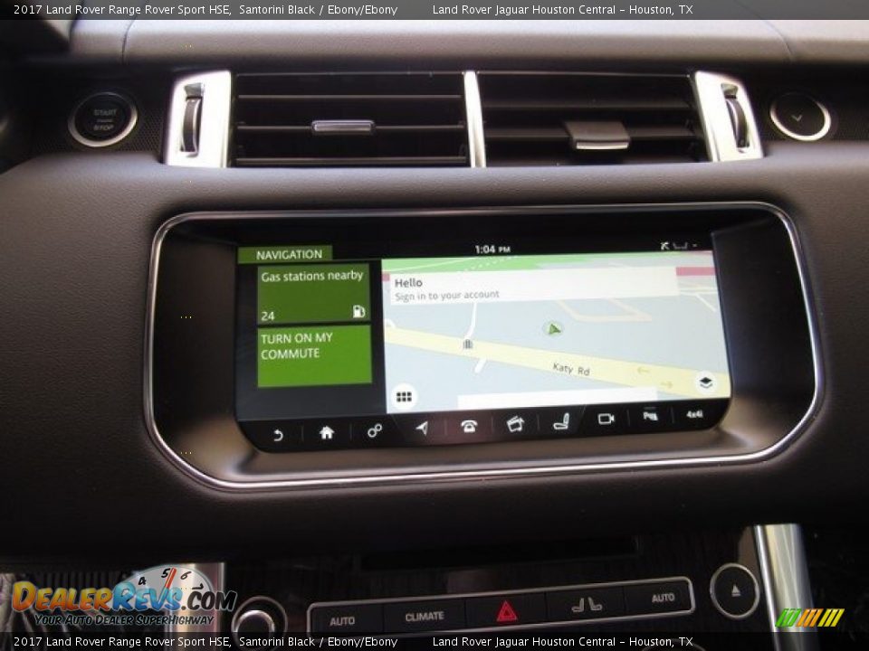 2017 Land Rover Range Rover Sport HSE Santorini Black / Ebony/Ebony Photo #20
