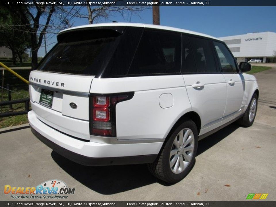 2017 Land Rover Range Rover HSE Fuji White / Espresso/Almond Photo #7