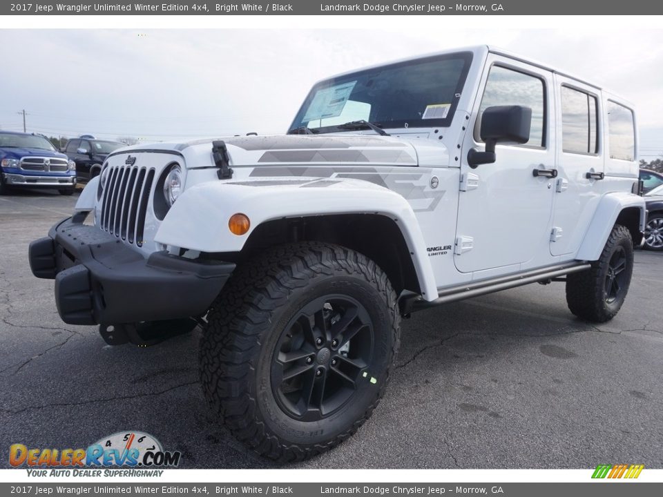 2017 Jeep Wrangler Unlimited Winter Edition 4x4 Bright White / Black Photo #1