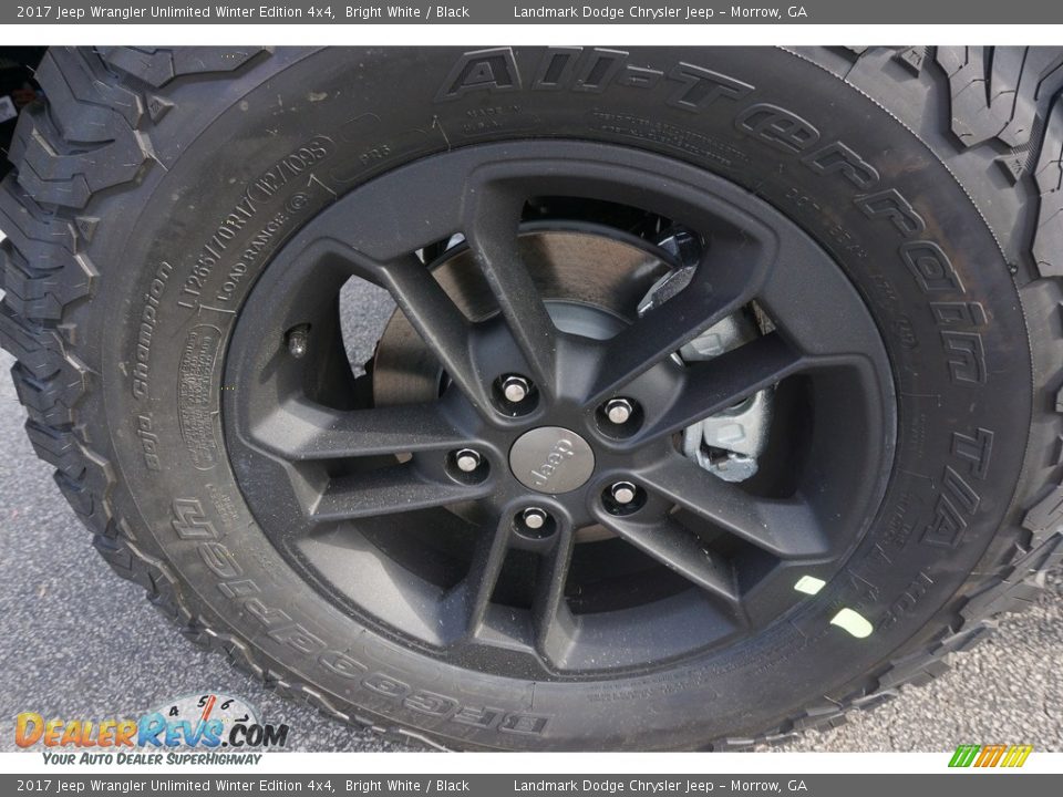 2017 Jeep Wrangler Unlimited Winter Edition 4x4 Bright White / Black Photo #6