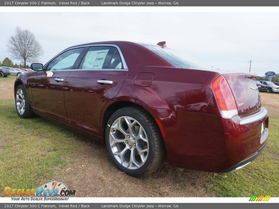 2017 Chrysler 300 C Platinum Velvet Red / Black Photo #2