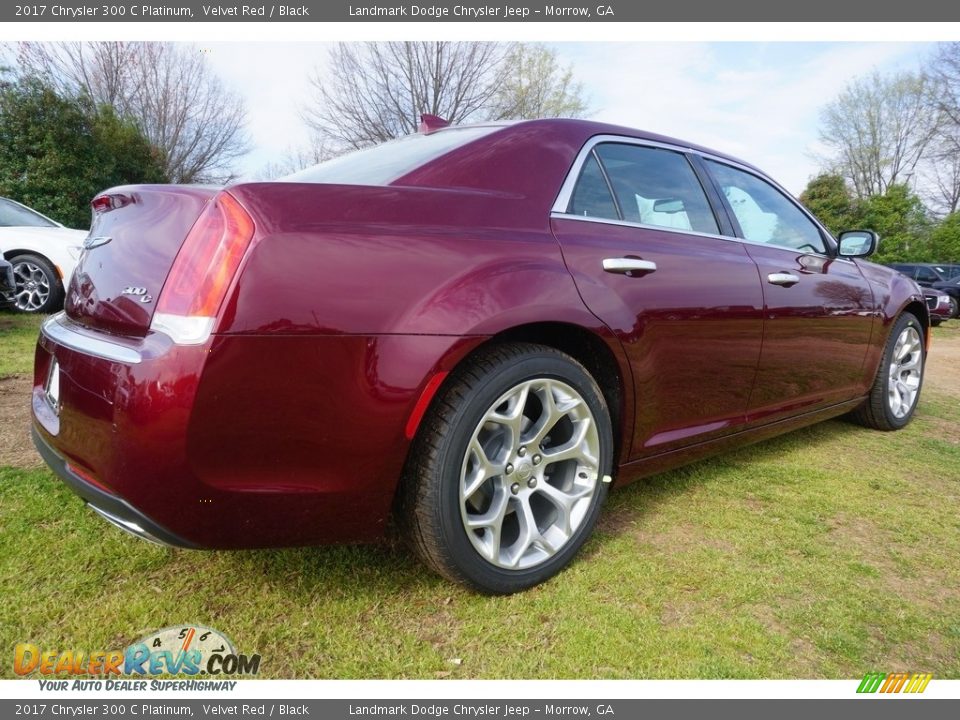 2017 Chrysler 300 C Platinum Velvet Red / Black Photo #3