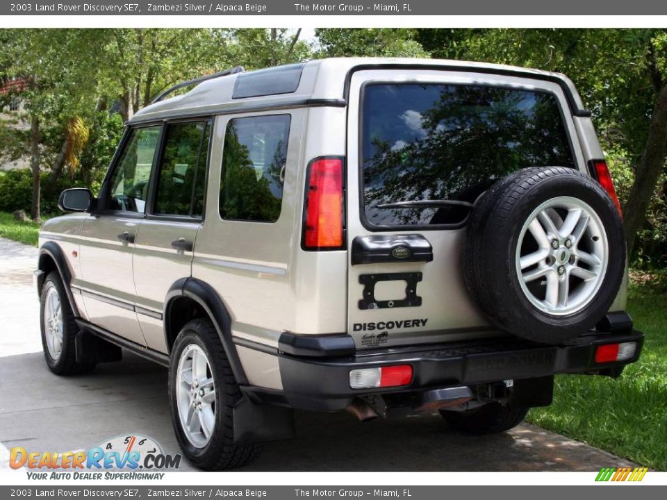 2003 Land Rover Discovery SE7 Zambezi Silver / Alpaca Beige Photo #10