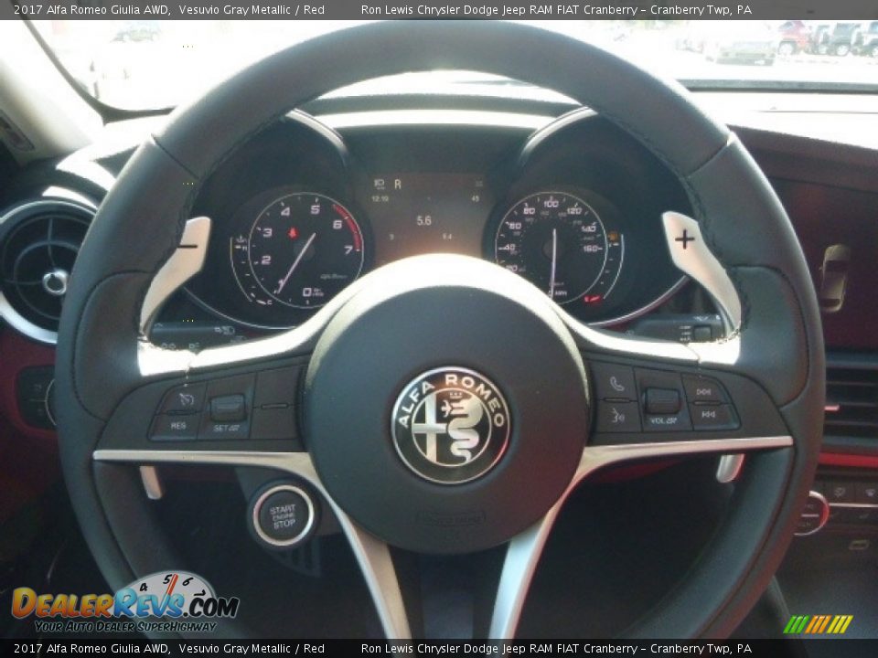 2017 Alfa Romeo Giulia AWD Steering Wheel Photo #26