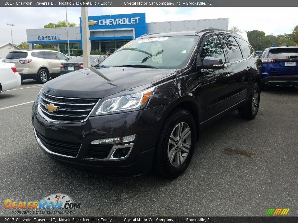 2017 Chevrolet Traverse LT Mosaic Black Metallic / Ebony Photo #1