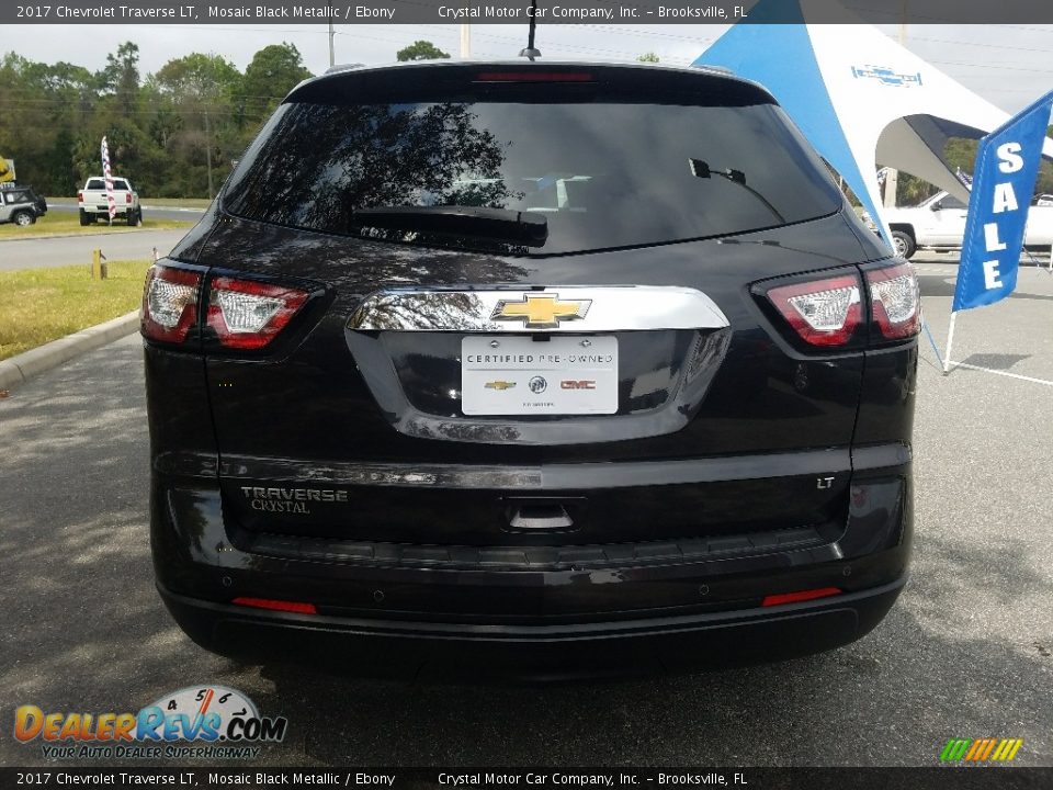 2017 Chevrolet Traverse LT Mosaic Black Metallic / Ebony Photo #4