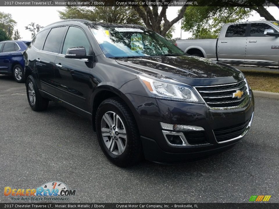 2017 Chevrolet Traverse LT Mosaic Black Metallic / Ebony Photo #7