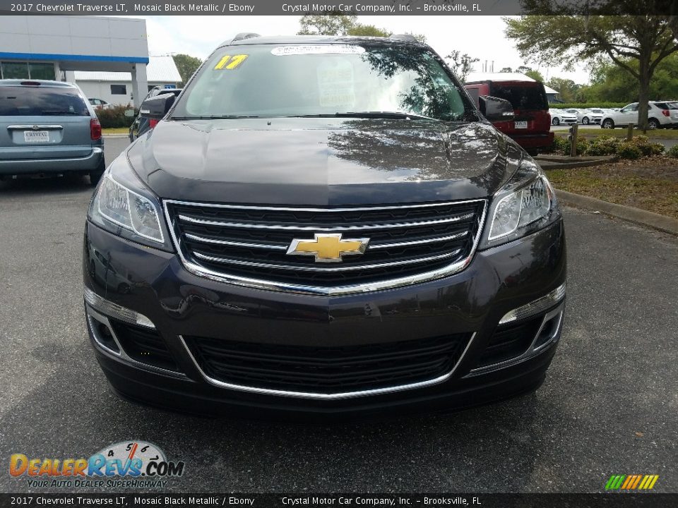 2017 Chevrolet Traverse LT Mosaic Black Metallic / Ebony Photo #8