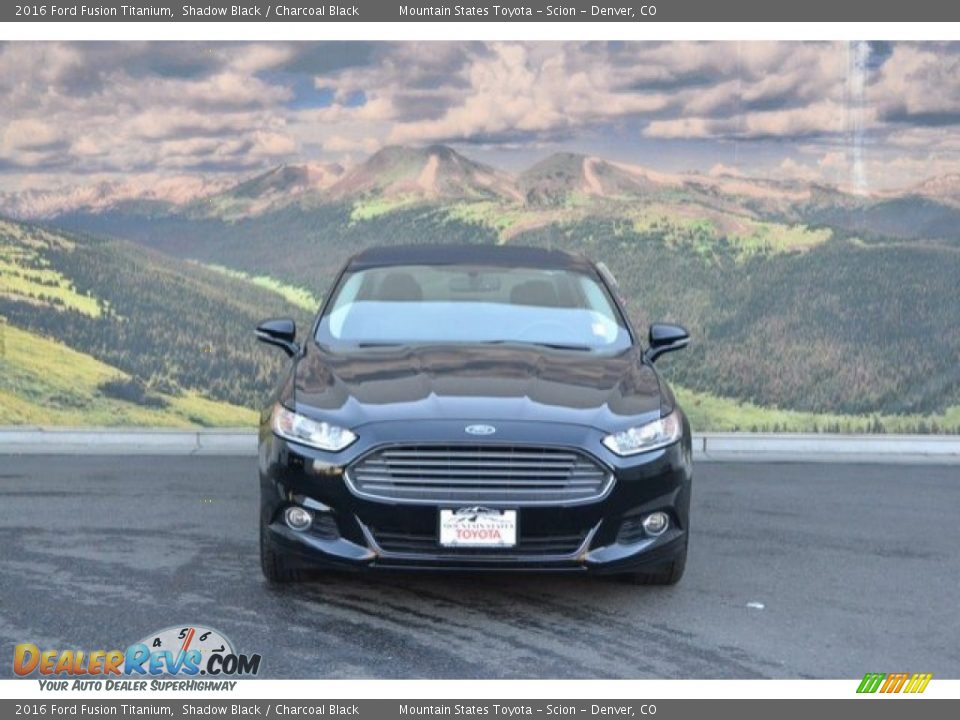 2016 Ford Fusion Titanium Shadow Black / Charcoal Black Photo #4