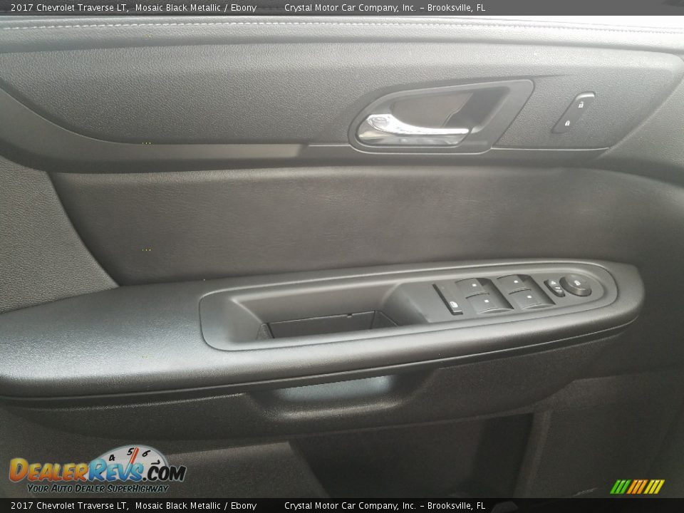 2017 Chevrolet Traverse LT Mosaic Black Metallic / Ebony Photo #18