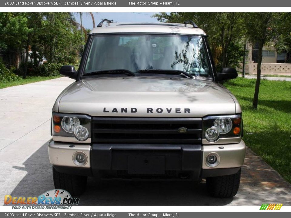 2003 Land Rover Discovery SE7 Zambezi Silver / Alpaca Beige Photo #21