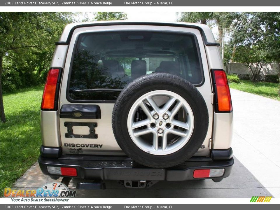 2003 Land Rover Discovery SE7 Zambezi Silver / Alpaca Beige Photo #22