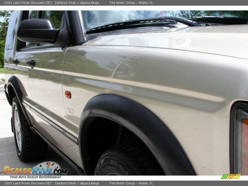 2003 Land Rover Discovery SE7 Zambezi Silver / Alpaca Beige Photo #23