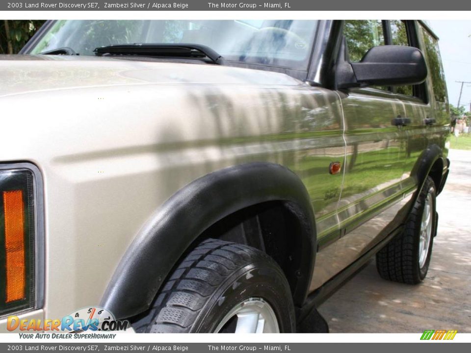 2003 Land Rover Discovery SE7 Zambezi Silver / Alpaca Beige Photo #24
