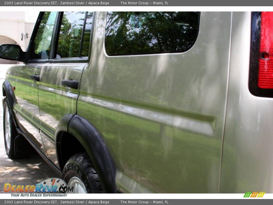 2003 Land Rover Discovery SE7 Zambezi Silver / Alpaca Beige Photo #25