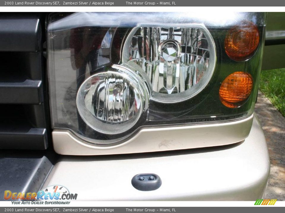 2003 Land Rover Discovery SE7 Zambezi Silver / Alpaca Beige Photo #30