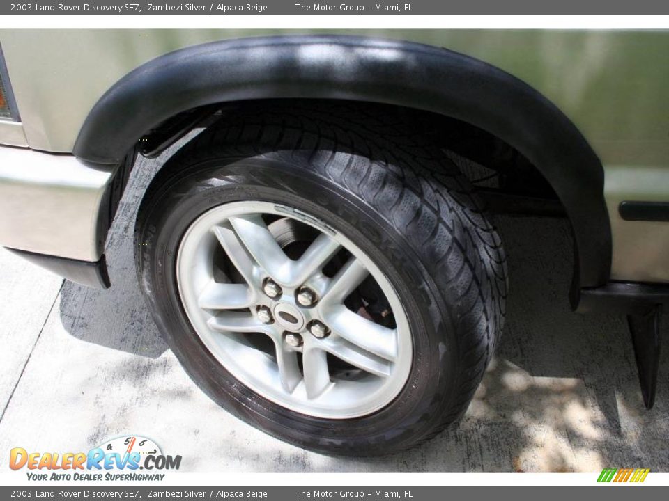 2003 Land Rover Discovery SE7 Zambezi Silver / Alpaca Beige Photo #33