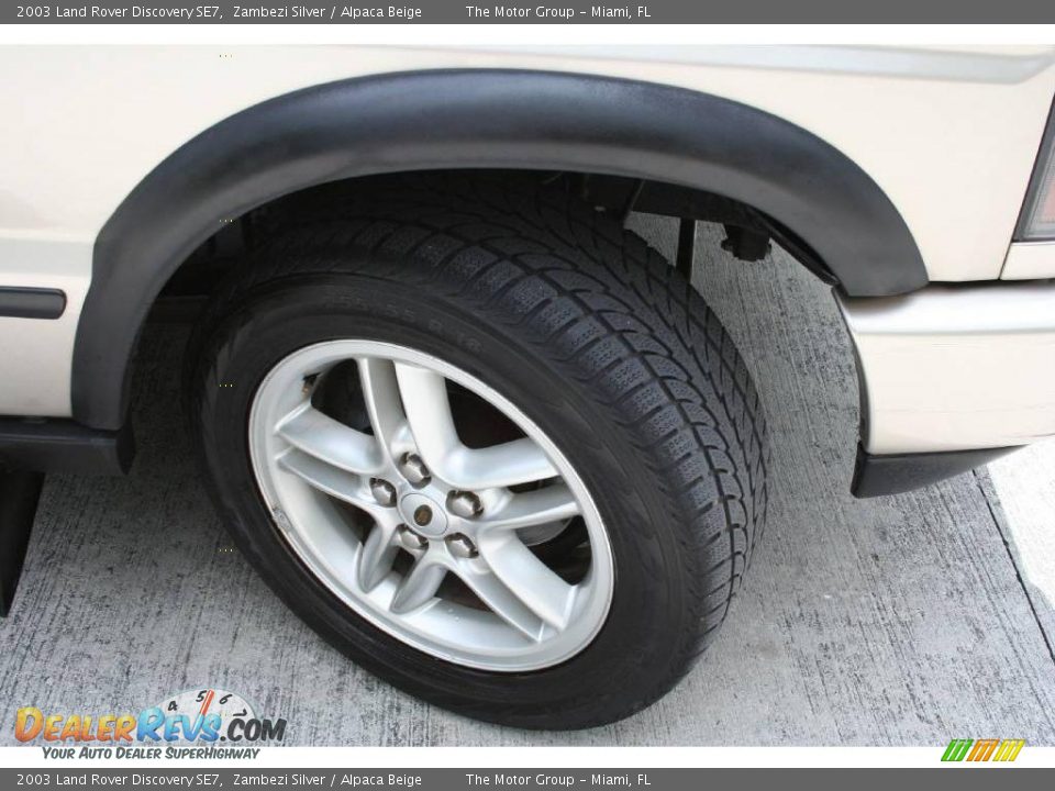 2003 Land Rover Discovery SE7 Zambezi Silver / Alpaca Beige Photo #34