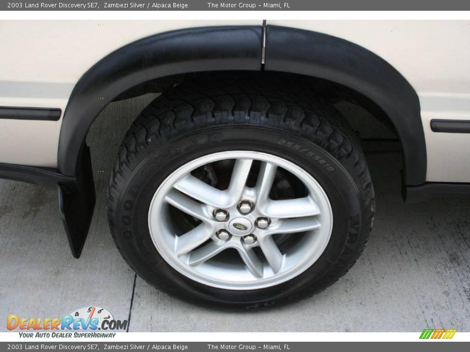 2003 Land Rover Discovery SE7 Zambezi Silver / Alpaca Beige Photo #35