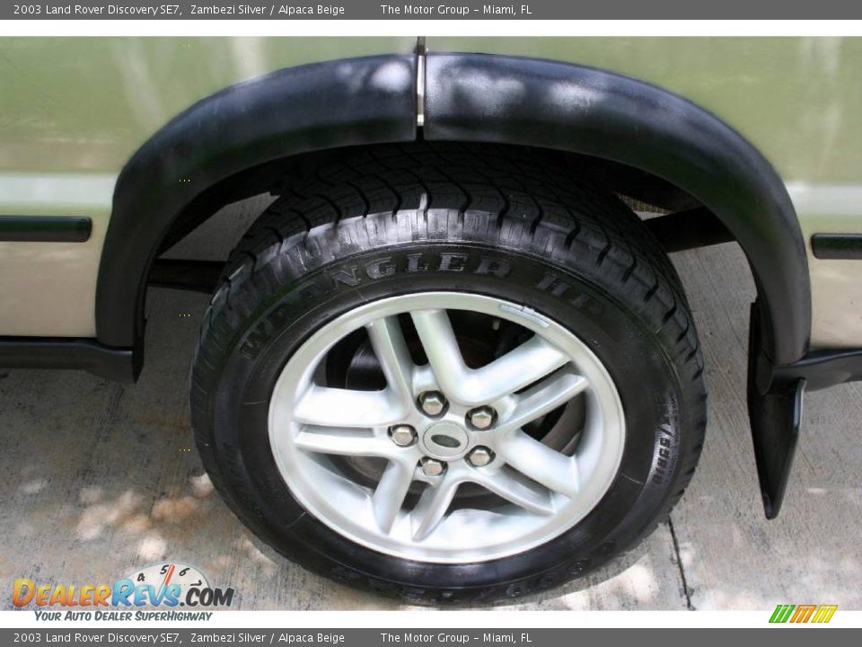 2003 Land Rover Discovery SE7 Zambezi Silver / Alpaca Beige Photo #36