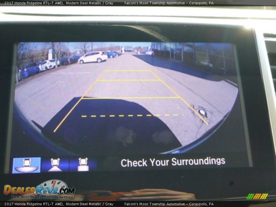 2017 Honda Ridgeline RTL-T AWD Modern Steel Metallic / Gray Photo #15