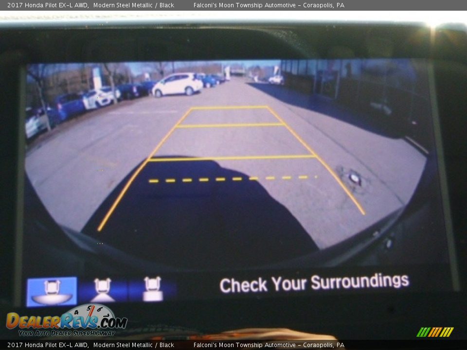 2017 Honda Pilot EX-L AWD Modern Steel Metallic / Black Photo #15