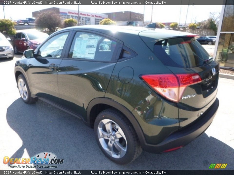 2017 Honda HR-V LX AWD Misty Green Pearl / Black Photo #2