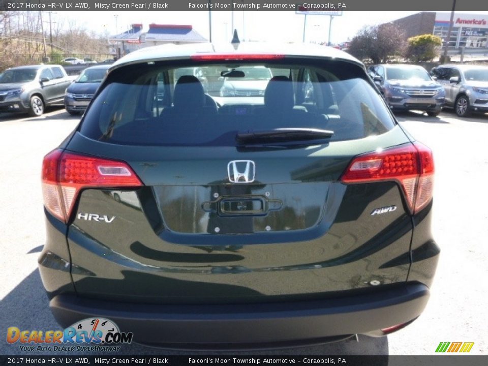 2017 Honda HR-V LX AWD Misty Green Pearl / Black Photo #3