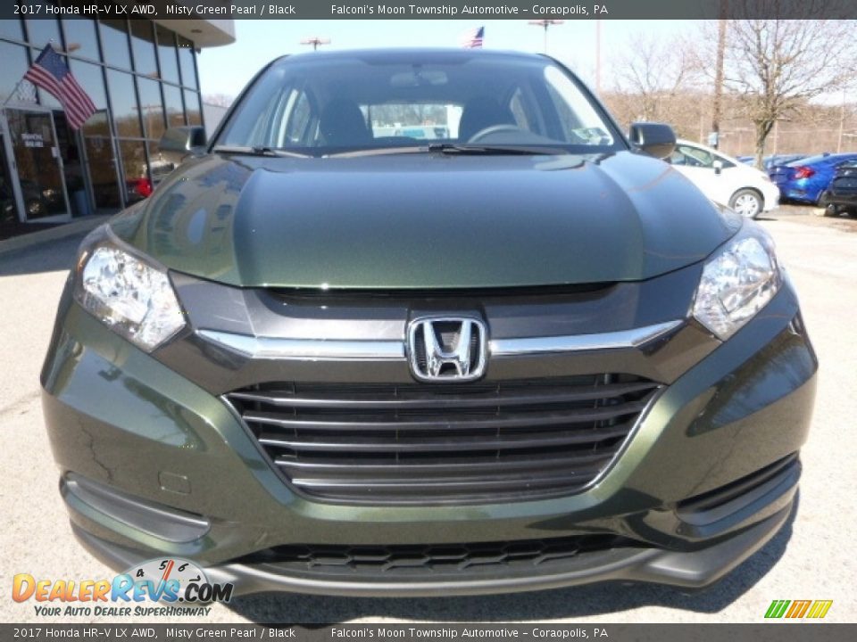 2017 Honda HR-V LX AWD Misty Green Pearl / Black Photo #6