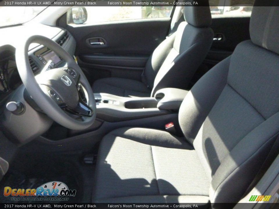 2017 Honda HR-V LX AWD Misty Green Pearl / Black Photo #8