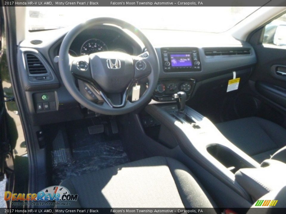 2017 Honda HR-V LX AWD Misty Green Pearl / Black Photo #10