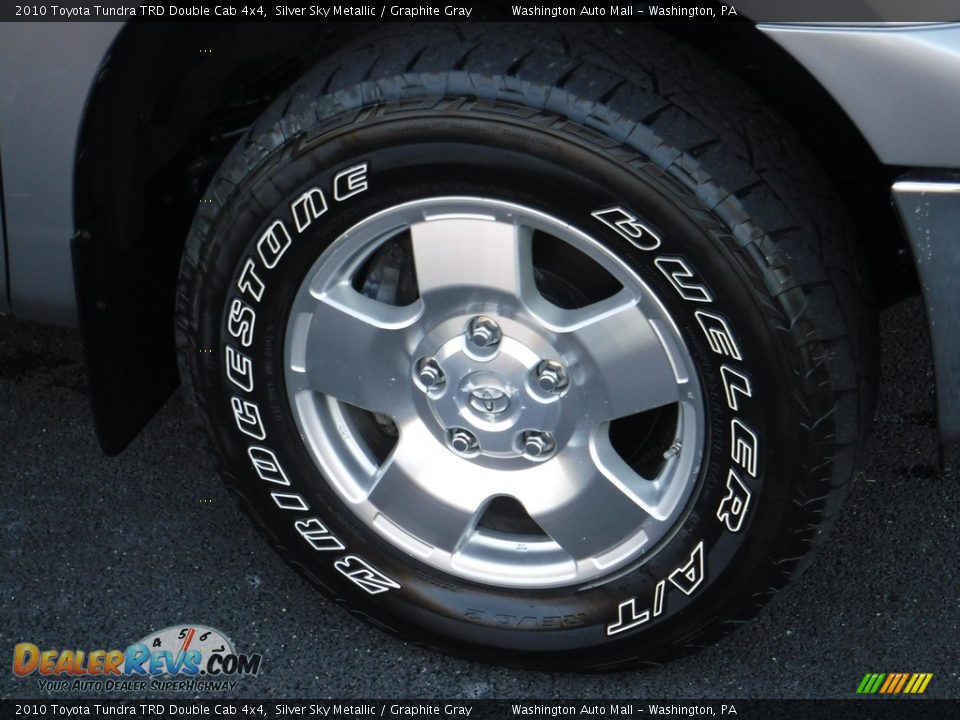 2010 Toyota Tundra TRD Double Cab 4x4 Silver Sky Metallic / Graphite Gray Photo #4