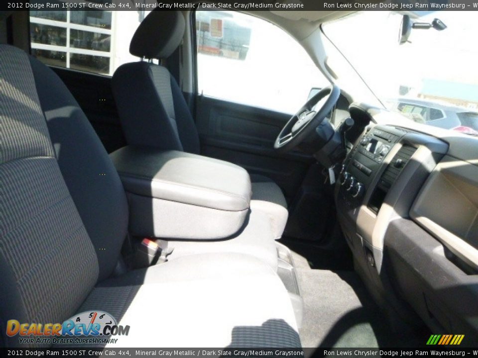 2012 Dodge Ram 1500 ST Crew Cab 4x4 Mineral Gray Metallic / Dark Slate Gray/Medium Graystone Photo #7