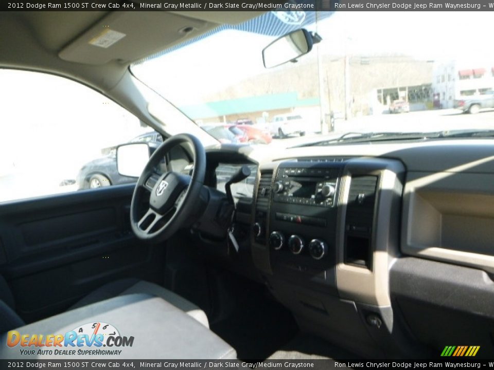 2012 Dodge Ram 1500 ST Crew Cab 4x4 Mineral Gray Metallic / Dark Slate Gray/Medium Graystone Photo #8