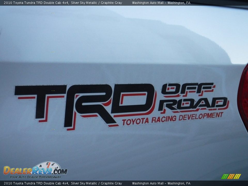 2010 Toyota Tundra TRD Double Cab 4x4 Silver Sky Metallic / Graphite Gray Photo #10