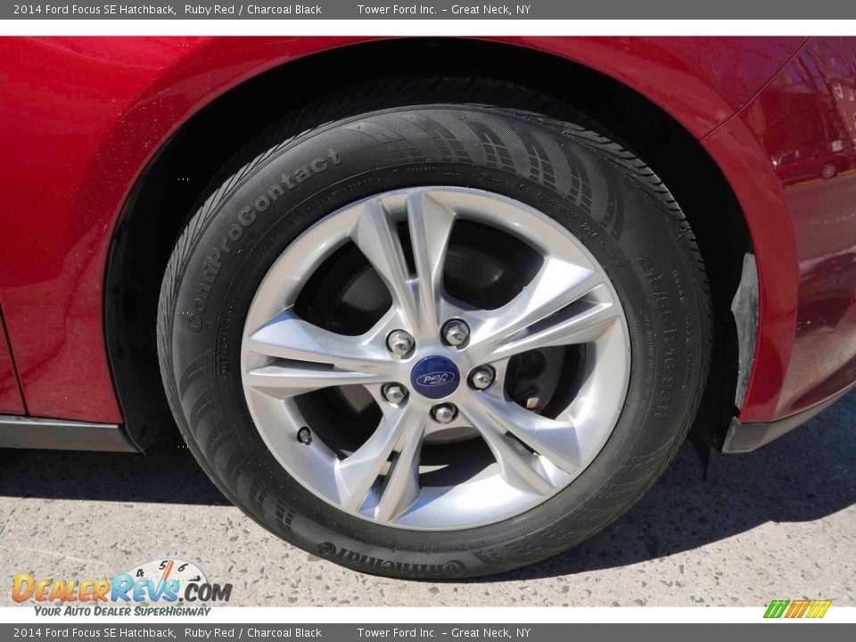 2014 Ford Focus SE Hatchback Ruby Red / Charcoal Black Photo #9