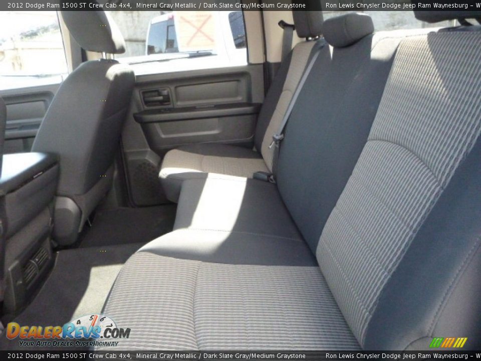 2012 Dodge Ram 1500 ST Crew Cab 4x4 Mineral Gray Metallic / Dark Slate Gray/Medium Graystone Photo #15