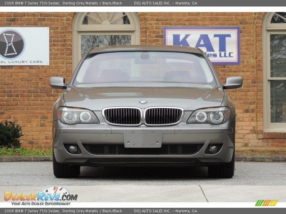 2006 BMW 7 Series 750i Sedan Sterling Grey Metallic / Black/Black Photo #3