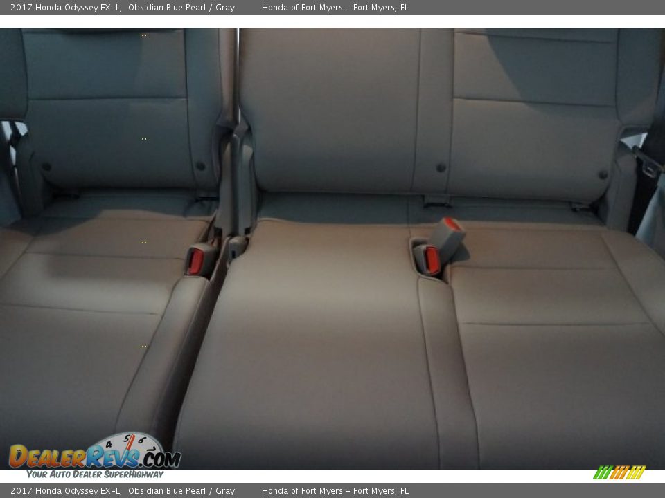 2017 Honda Odyssey EX-L Obsidian Blue Pearl / Gray Photo #19