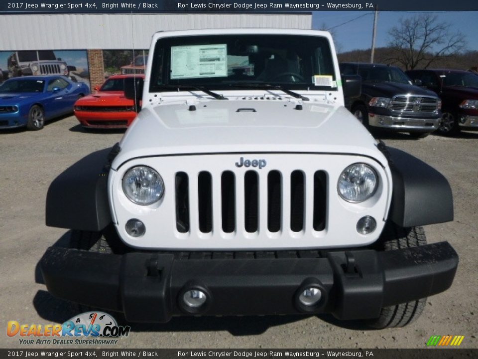 2017 Jeep Wrangler Sport 4x4 Bright White / Black Photo #9