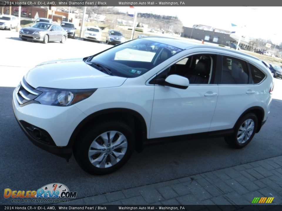 2014 Honda CR-V EX-L AWD White Diamond Pearl / Black Photo #7