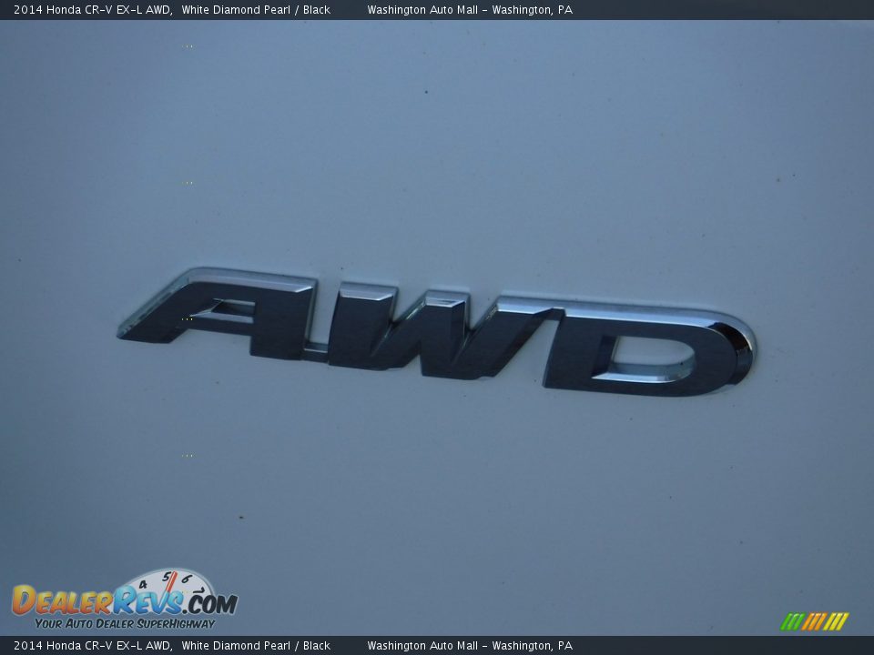 2014 Honda CR-V EX-L AWD White Diamond Pearl / Black Photo #10