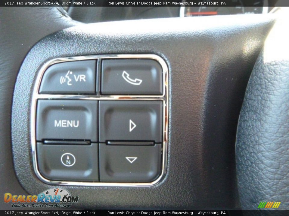2017 Jeep Wrangler Sport 4x4 Bright White / Black Photo #19